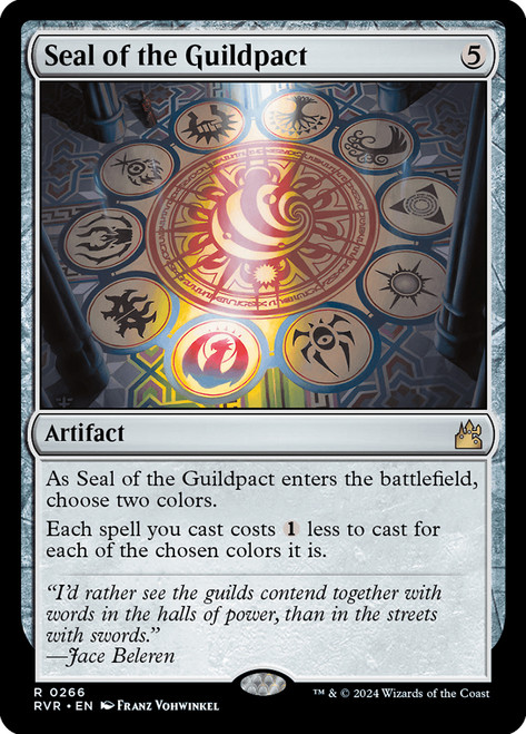 Seal of the Guildpact\nRavnica Remastered\nSingle\nMagic The Gathering