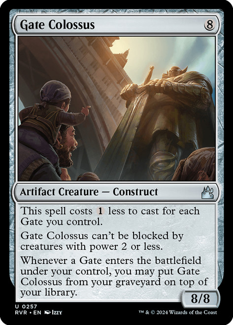 Gate Colossus\nRavnica Remastered\nSingle\nMagic The Gathering