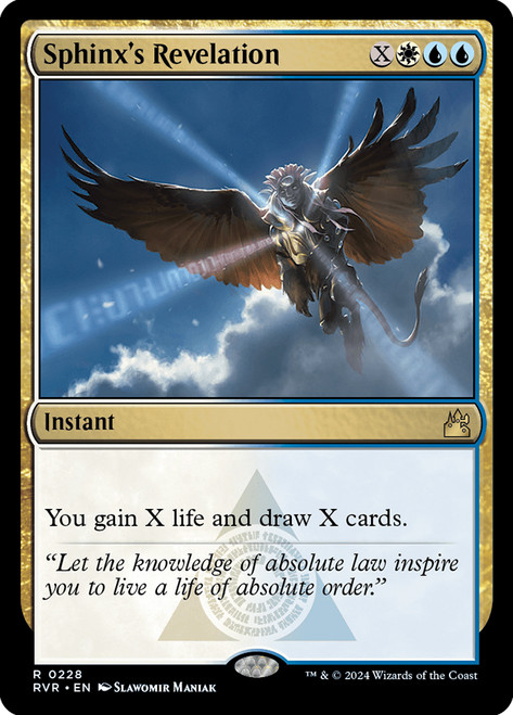 Sphinx's Revelation\nRavnica Remastered\nSingle\nMagic The Gathering