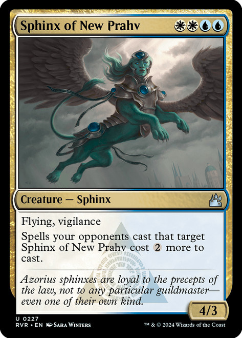 Sphinx of New Prahv\nRavnica Remastered\nSingle\nMagic The Gathering
