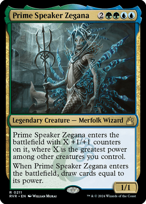 Prime Speaker Zegana\nRavnica Remastered\nSingle\nMagic The Gathering