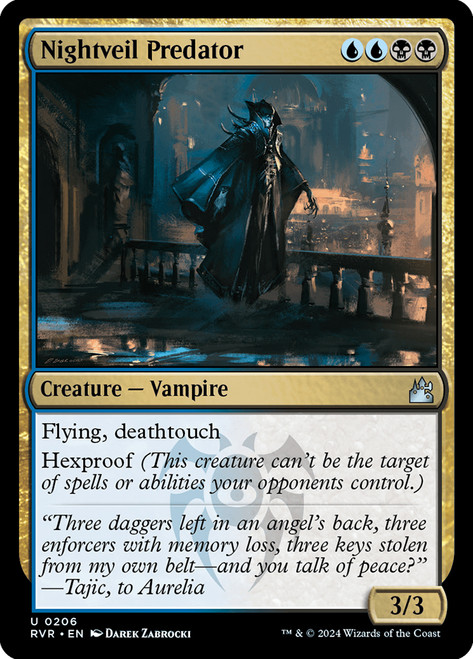 Nightveil Predator\nRavnica Remastered\nSingle\nMagic The Gathering