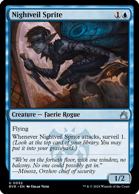 Nightveil Sprite\nRavnica Remastered\nSingle\nMagic The Gathering