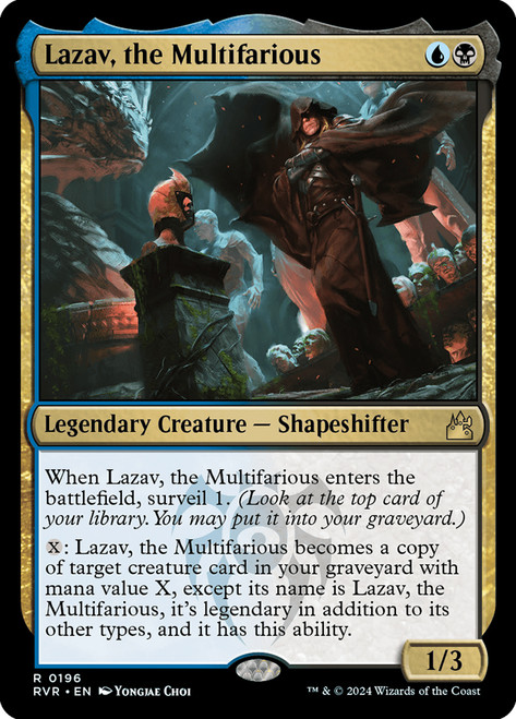 Lazav, the Multifarious\nRavnica Remastered\nSingle\nMagic The Gathering