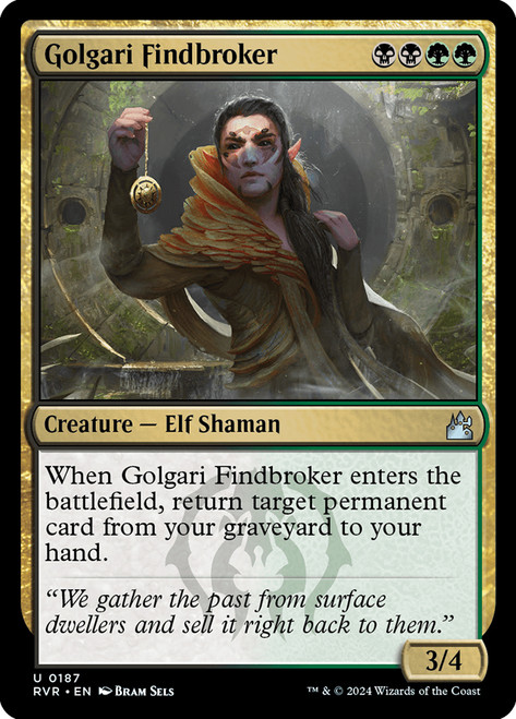 Golgari Findbroker\nRavnica Remastered\nSingle\nMagic The Gathering