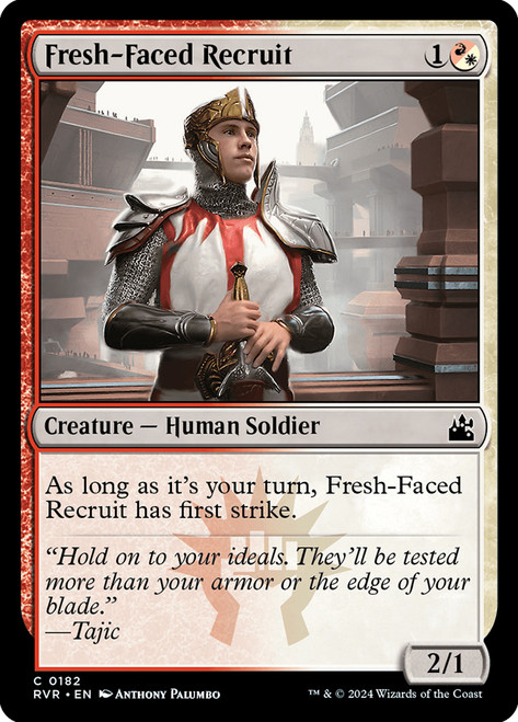 Fresh-Faced Recruit\nRavnica Remastered\nSingle\nMagic The Gathering