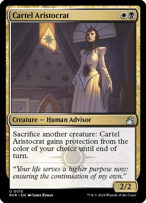 Cartel Aristocrat\nRavnica Remastered\nSingle\nMagic The Gathering