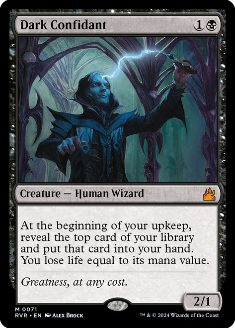 Dark Confidant\nRavnica Remastered\nSingle\nMagic The Gathering