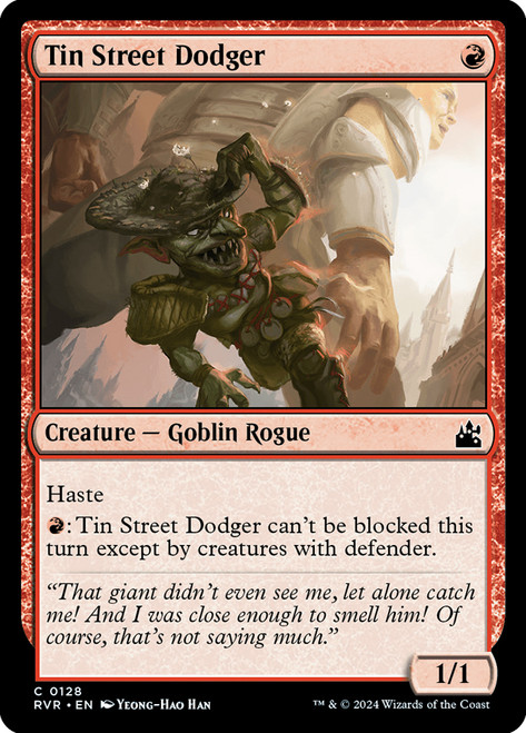 Tin Street Dodger\nRavnica Remastered\nSingle\nMagic The Gathering
