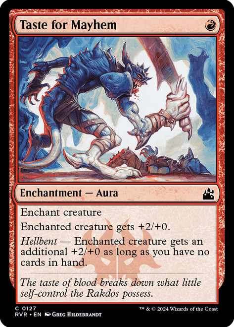 Taste for Mayhem\nRavnica Remastered\nSingle\nMagic The Gathering