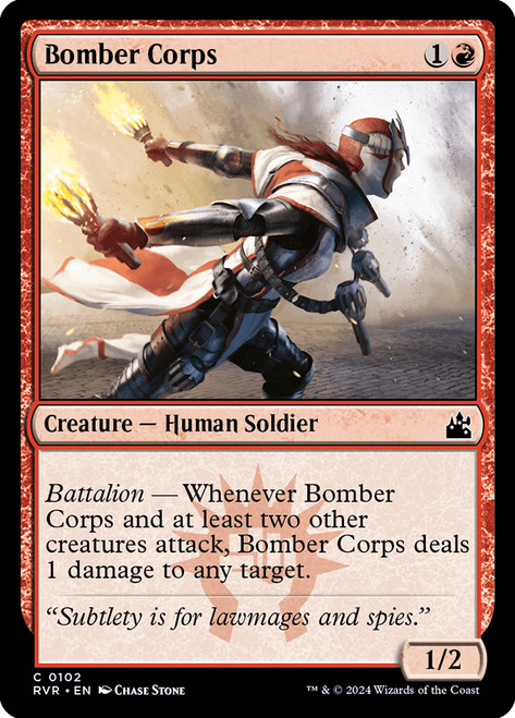 Bomber Corps\nRavnica Remastered\nSingle\nMagic The Gathering