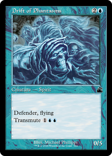 Drift of Phantasms (Retro Frame)\nRavnica Remastered - Retro Frame\nSingle\nMagic The Gathering