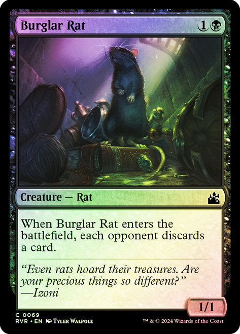 Burglar Rat\nRavnica Remastered\nSingle\nMagic The Gathering