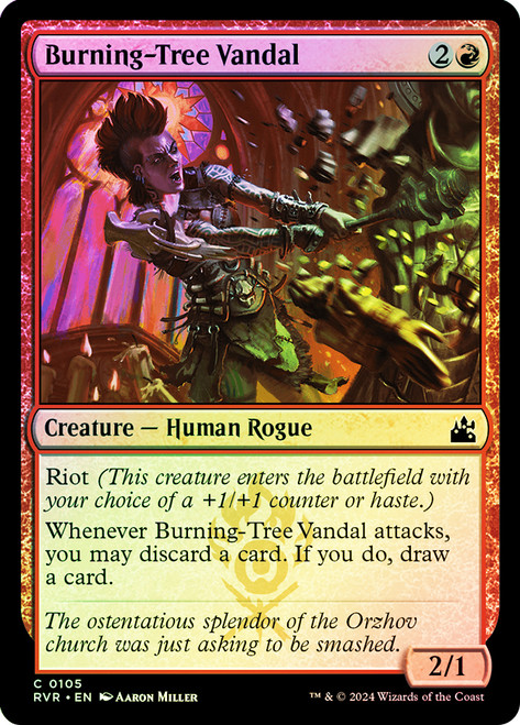 Burning-Tree Vandal\nRavnica Remastered\nSingle\nMagic The Gathering