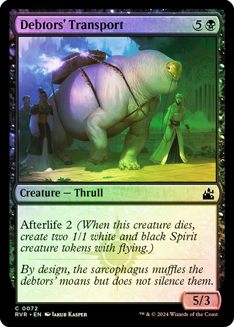 Debtors' Transport\nRavnica Remastered\nSingle\nMagic The Gathering