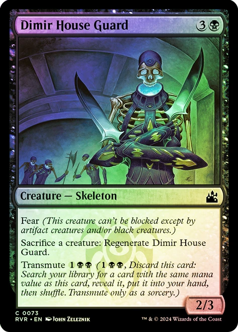 Dimir House Guard\nRavnica Remastered\nSingle\nMagic The Gathering