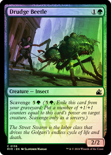 Drudge Beetle\nRavnica Remastered\nSingle\nMagic The Gathering