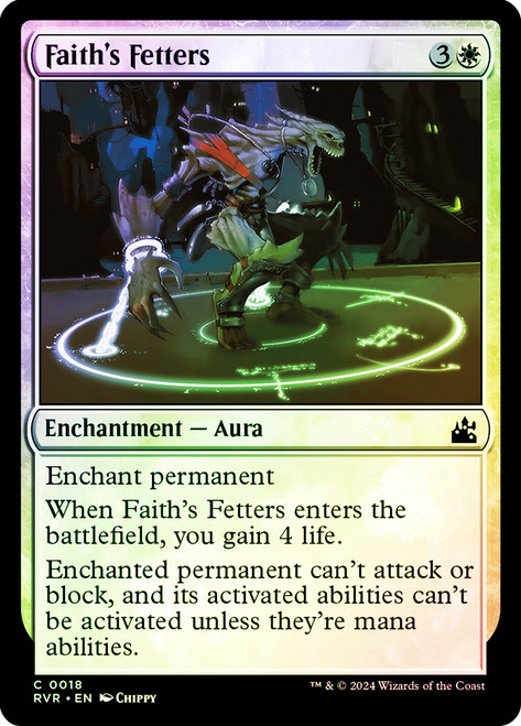 Faith's Fetters\nRavnica Remastered\nSingle\nMagic The Gathering