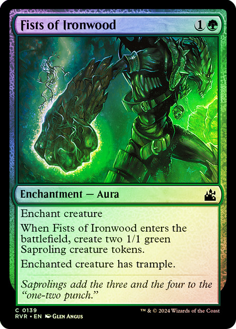 Fists of Ironwood\nRavnica Remastered\nSingle\nMagic The Gathering