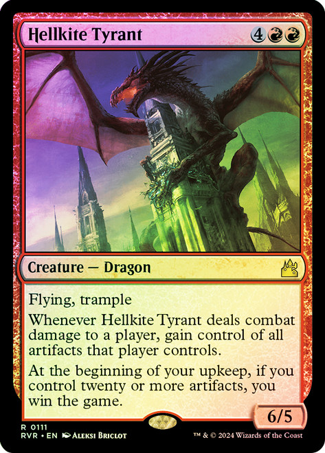 Hellkite Tyrant\nRavnica Remastered\nSingle\nMagic The Gathering