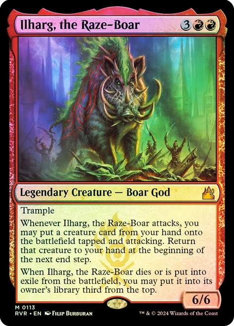 Ilharg, the Raze-Boar\nRavnica Remastered\nSingle\nMagic The Gathering