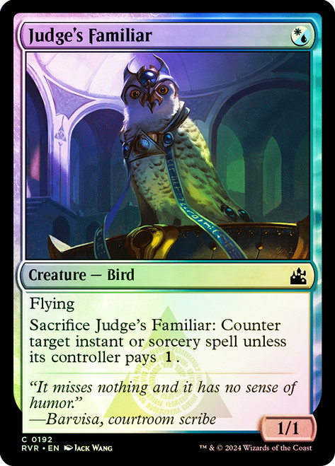 Judge's Familiar\nRavnica Remastered\nSingle\nMagic The Gathering