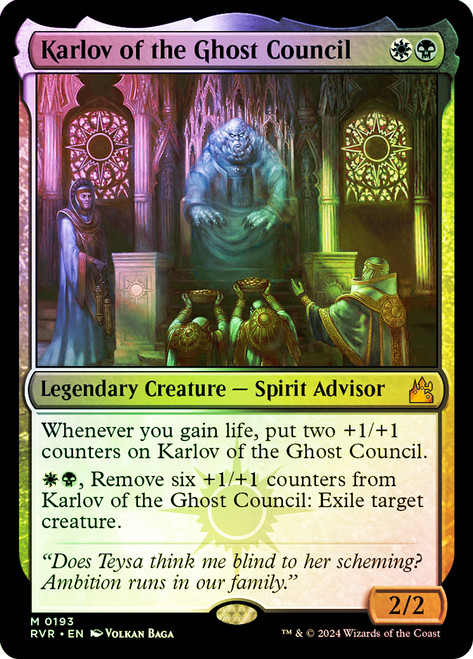 Karlov of the Ghost Council\nRavnica Remastered\nSingle\nMagic The Gathering