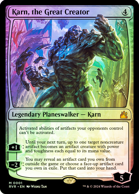 Karn, the Great Creator\nRavnica Remastered\nSingle\nMagic The Gathering