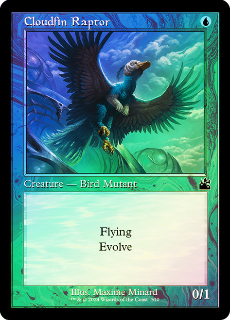 Cloudfin Raptor (Retro Frame)\nRavnica Remastered - Retro Frame\nSingle\nMagic The Gathering