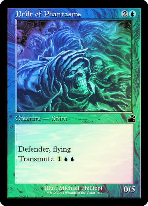 Drift of Phantasms (Retro Frame)\nRavnica Remastered - Retro Frame\nSingle\nMagic The Gathering