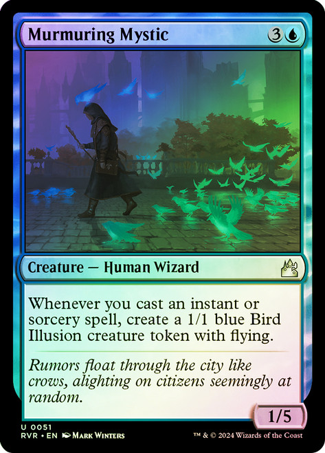 Murmuring Mystic\nRavnica Remastered\nSingle\nMagic The Gathering
