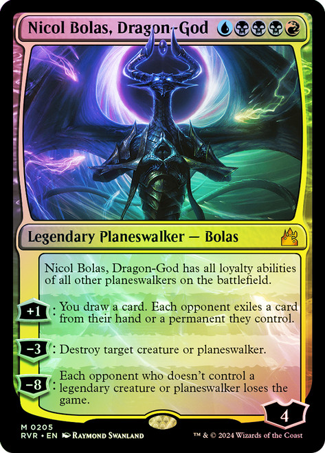 Nicol Bolas, Dragon-God\nRavnica Remastered\nSingle\nMagic The Gathering