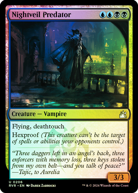 Nightveil Predator\nRavnica Remastered\nSingle\nMagic The Gathering