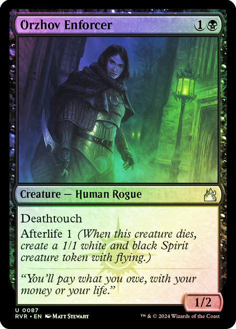 Orzhov Enforcer\nRavnica Remastered\nSingle\nMagic The Gathering