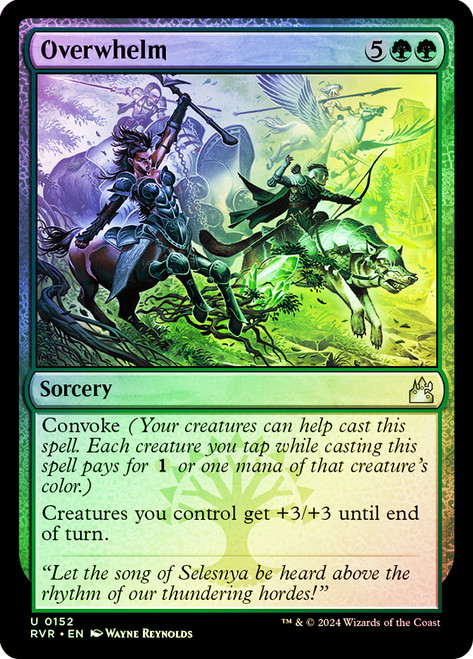Overwhelm\nRavnica Remastered\nSingle\nMagic The Gathering
