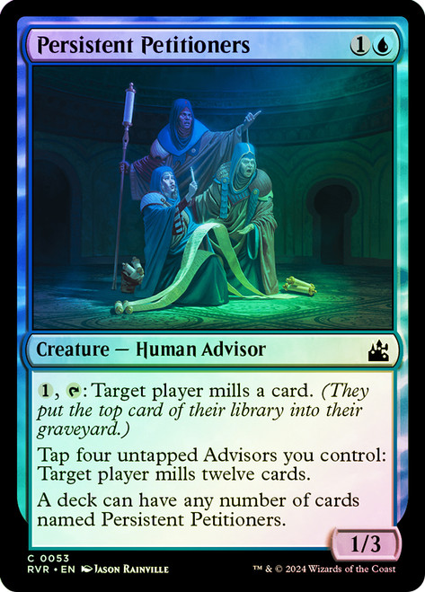 ❤︎❤︎ 美品‼️MTG Persistent Peritioners❤︎❤︎ Persistent Petitioners (Retro Frame) | Ravnica Remastered