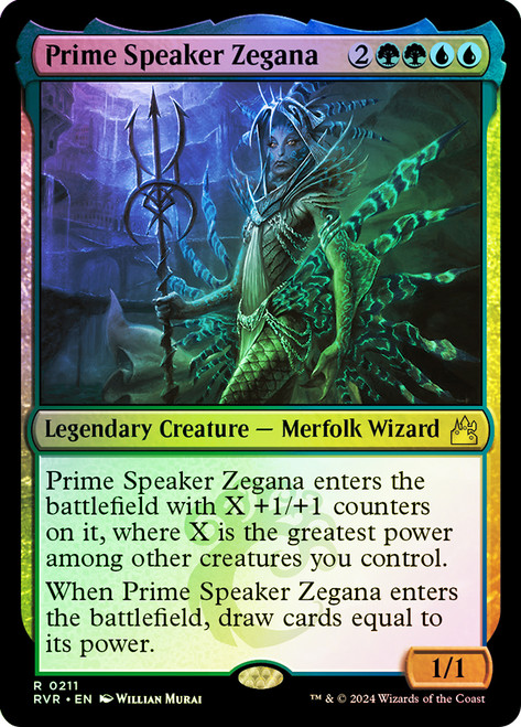 Prime Speaker Zegana\nRavnica Remastered\nSingle\nMagic The Gathering