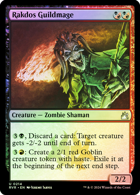 Rakdos Guildmage\nRavnica Remastered\nSingle\nMagic The Gathering