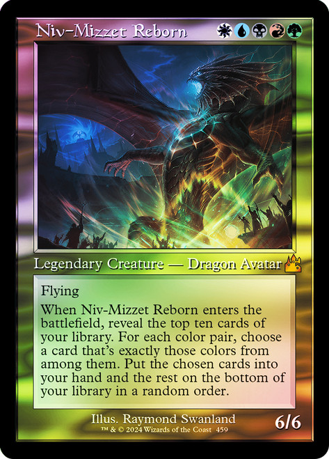 マナFoil　先見者、ニヴ＝ミゼット/Niv-Mizzet, Visionary 先見者、ニヴ＝ミゼット (Niv-Mizzet, Visionary) · Foundations