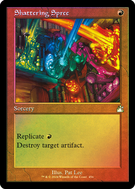 Shattering Spree (Retro Frame)\nRavnica Remastered - Retro Frame\nSingle\nMagic The Gathering