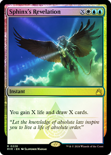 Sphinx's Revelation\nRavnica Remastered\nSingle\nMagic The Gathering