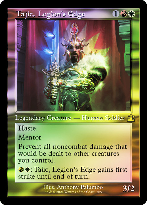 Tajic, Legion's Edge (Retro Frame)\nRavnica Remastered - Retro Frame\nSingle\nMagic The Gathering