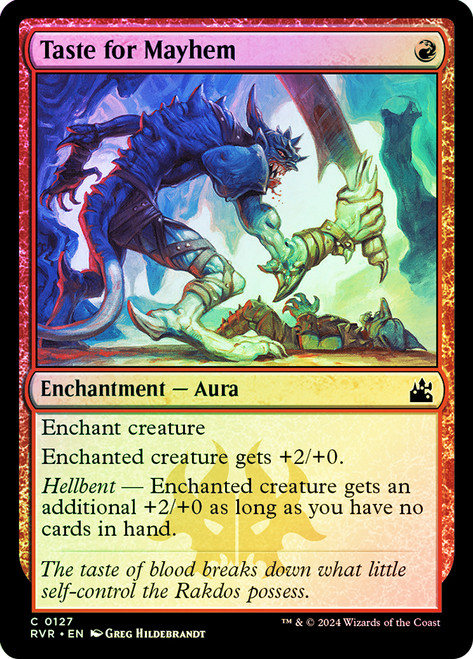 Taste for Mayhem\nRavnica Remastered\nSingle\nMagic The Gathering
