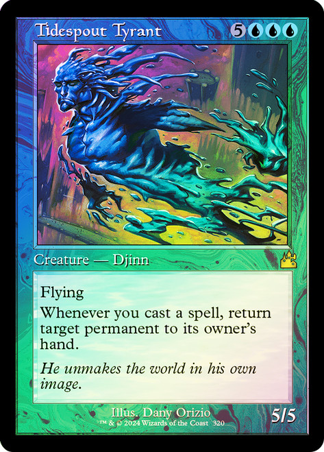 Tidespout Tyrant (Retro Frame)\nRavnica Remastered - Retro Frame\nSingle\nMagic The Gathering