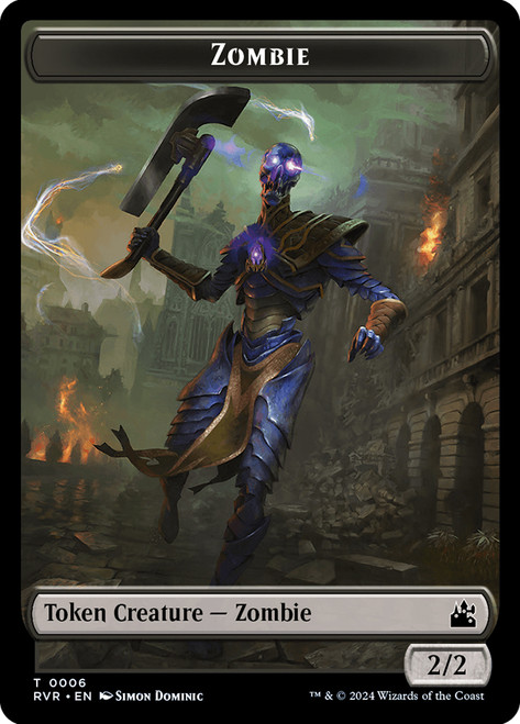 {Zombie Token}\nRavnica Remastered\nSingle\nMagic The Gathering