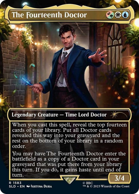 MTG【Foil】The Fourteenth Doctor１枚 The Fourteenth Doctor (Doctor Who) (Secret Lair) (Borderless