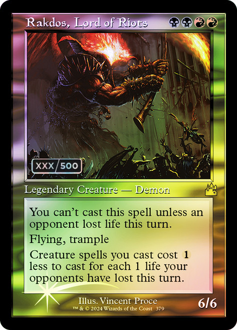 Rakdos, Lord of Riots | Ravnica Remastered | Star City Games