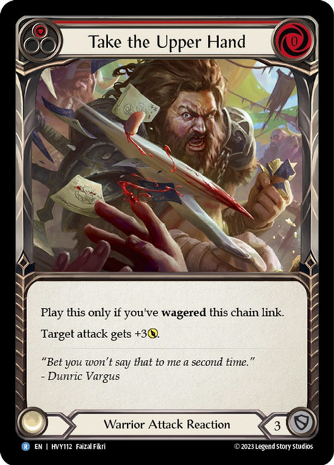 Take The Upper Hand Red