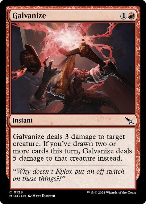 Galvanize\nMurders at Karlov Manor\nSingle\nMagic The Gathering