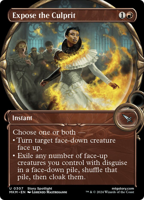 Expose the Culprit (Showcase)\nMurders at Karlov Manor - Variants\nSingle\nMagic The Gathering